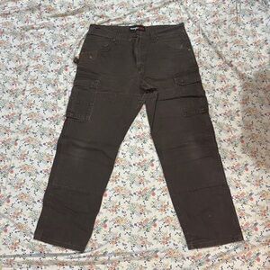 Wrangler Dark Brown Cargo Pants